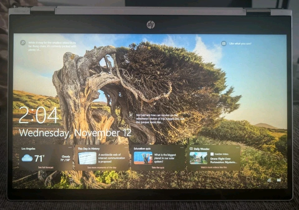 "Laptop HP Pavilion x360 15-CR0xxx 15,6"" convertible 2 en 1 SSD TAL CUAL" Foto 3 de 4