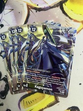 Kaguyamon EX11-023 Dawn of Liberator Digimon Card Game Playset Of 4