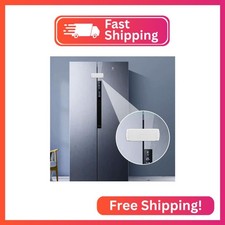 CLYMENE French Door Fridge Lock - Childproof, Adjustable, Easy Install - Cabinet