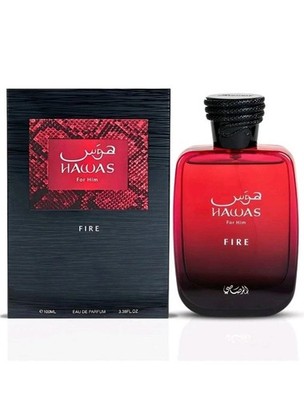 Hawas Fire EDP Perfume By Rasasi 100 ML Hot New Release Niche Fragrance 