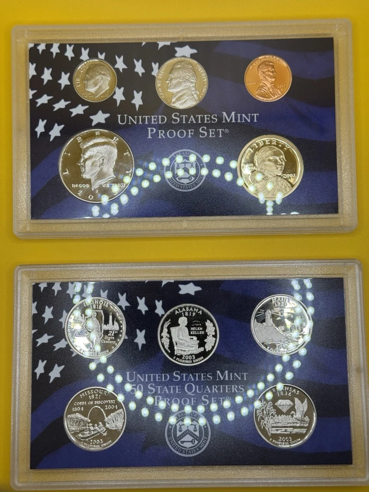 2002 And 2003 US Mint Proof Sets - Image 4 of 4