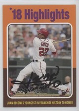 2019 Topps Archives High Number 1975 Highlights Design Juan Soto #314 yf0