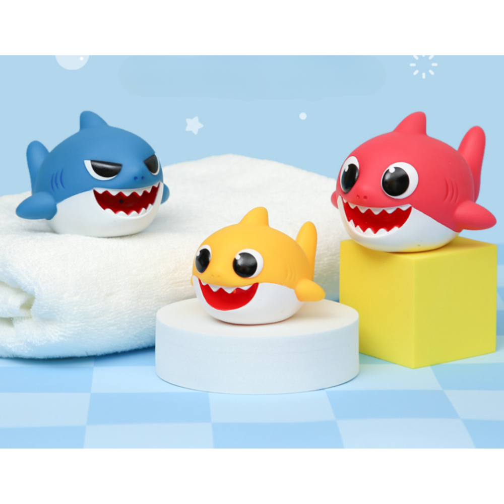 Pinkfong Baby Shark Family Bath Squirt Toy Set of 3 Water Squirters Kids Bath