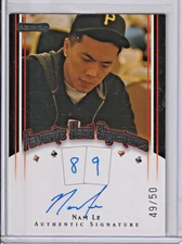 2010 Razor Poker Nam Le Favorite Hand Signatures On-Card Auto /50 #FHS-36 "8 9"