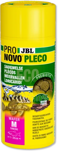 JBL GMBH & CO. KG JBL ProNovo Pleco Wafer M 250ml Futter Futtertabletten für L-Welse