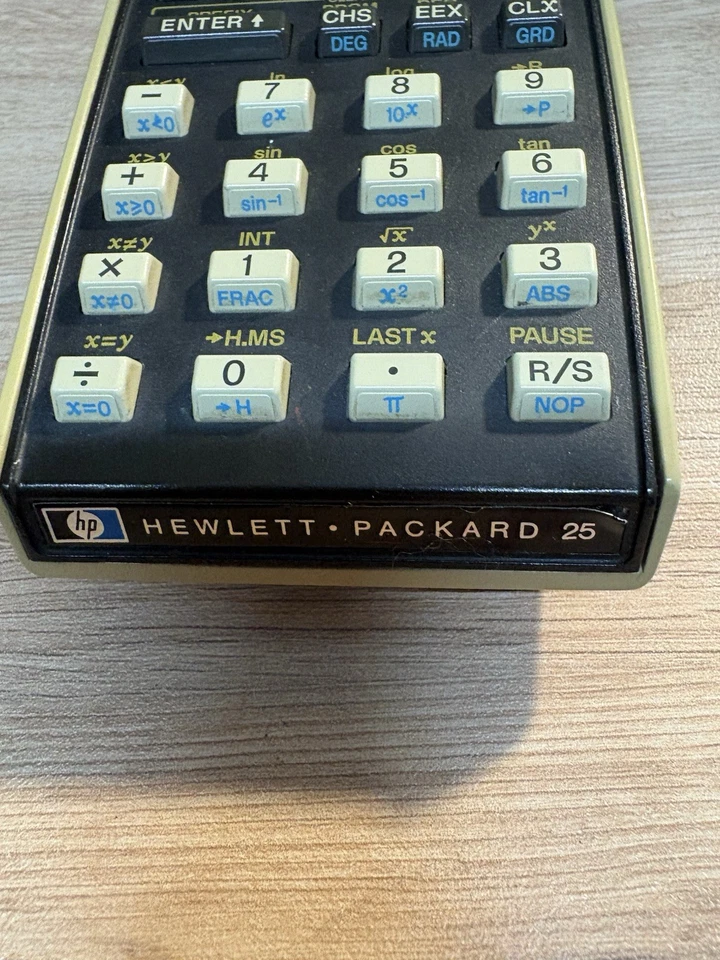 HP 25 Calculatrice  Vintage Fonctionnelle Rare  Hewlett Packard HP-25 - Photo 3/4