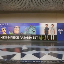 PIXAR Character Kid  s 4-Piece Pajama Set Size 7