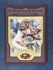 2008 Donruss Threads Gridiron Kings Red Chad Johnson Bengals /100