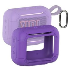 Silicone Cover Case for JBL Go 5 Portable Bluetooth Speaker Purple