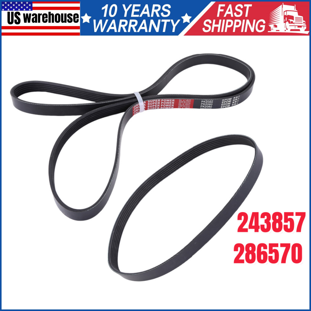 Maserati Ghibli 2014-2020 Serpentine belts Set P/N 243857