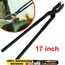 Upgraded Tongs Wolf Jaw or Beginner & Seasoned blacksmiths 17 in (430 mm)