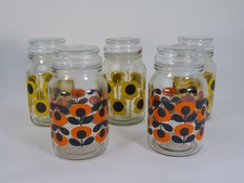 Douwe Egberts X Orla Kiely special edition Coffee Canister Storage jars x 5