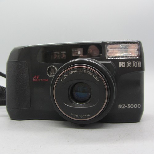 Ricoh RZ-3000 35mm Film Point and Shoot Camera Black Tested - Picture 2 of 11