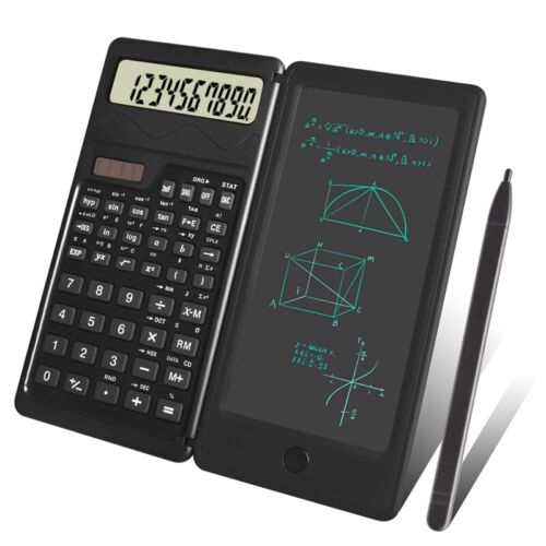 2X(Calculatrices Scientifiques, Calculatrice de Bureau à éCran LCD à 12 Chi6713 - Foto 1 di 7