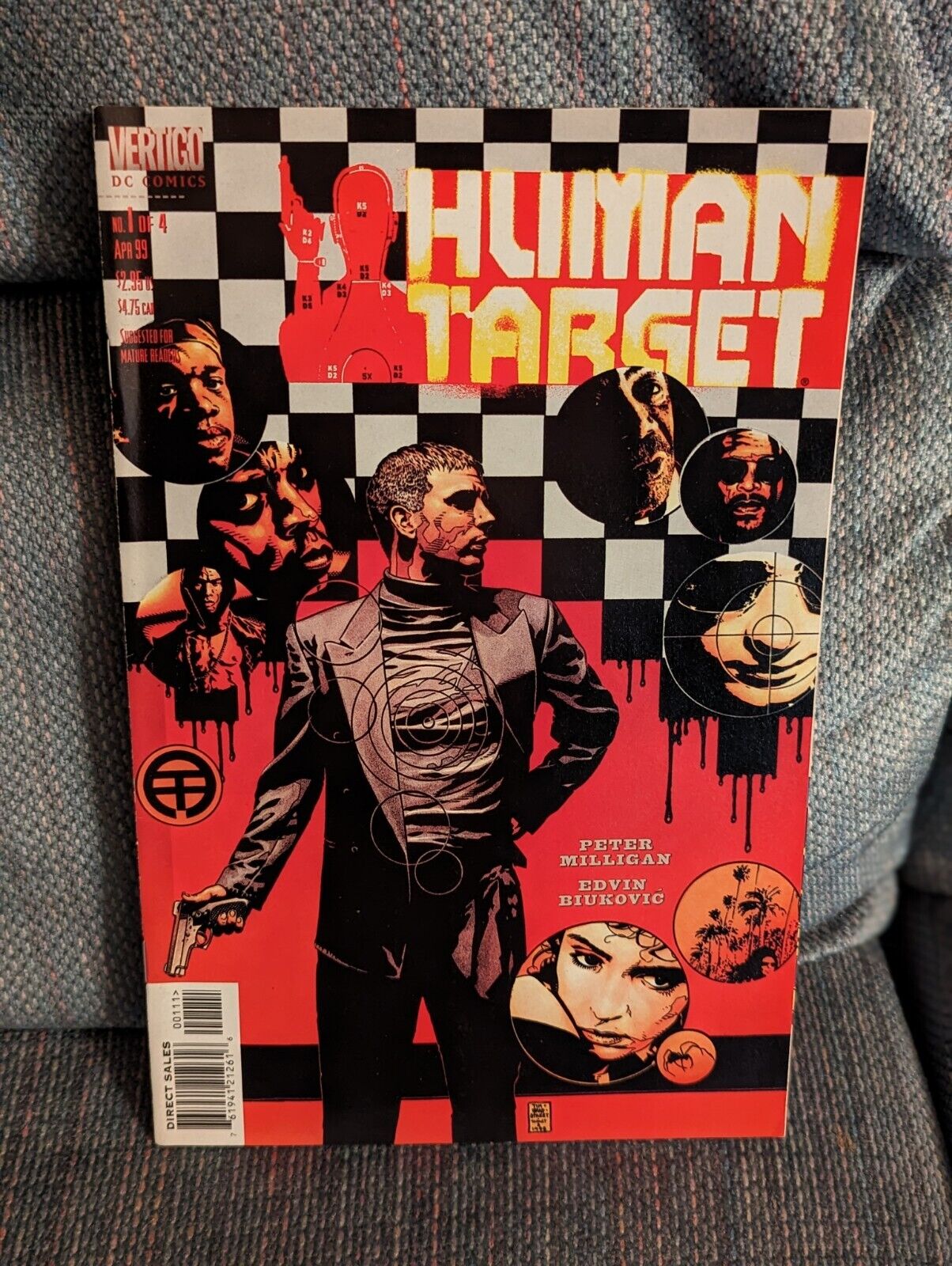 Human Target #1-4 COMPLETE SERIES SET - 1999 DC Vertigo Peter Milligan VF - NM!