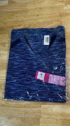 White Cross FIT Women's V-Neck XL New Scrub Top Navy 746MBS NWT Free Shipping - Picture 5 of 5