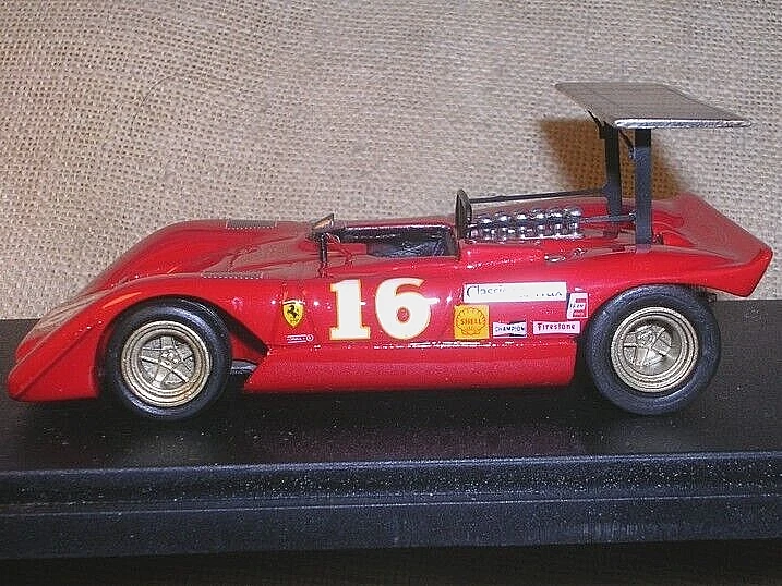 FERRARI 612 CAN-AM ROAD AMERICA 1969 CHRIS AMON LEADER MODEL 1/43 TRUE - Immagine 3 di 4