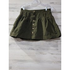American Eagle Outfitters  High Rise A-Line Corduroy Skirt Womens Sz 6