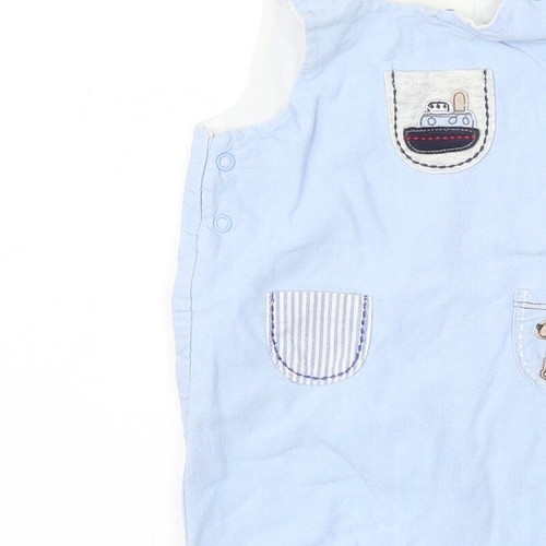 T-shirt NEXT Garçon 6 Ans – Bleu, Manches Longues, Coton, Col Rond, Excellent état
