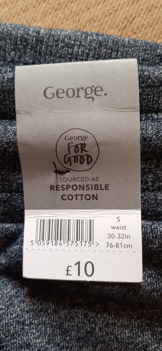 mens GEORGE ASDA jogging bottoms small grey eBay