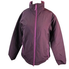 Duluth Trading Co Womens M Medium Jacket Soft Shell Purple Fleece Lined Coat