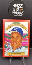 1990 Donruss Baseball Bo Jackson Diamond Kings NO. 1 Multiple 