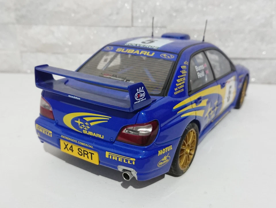 Autoart 1/18 Subaru Impreza GD WRC 2001 #5 Rally Portugal Burns/Reid 80191 - Immagine 4 di 4