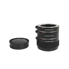 Movo Auto Focus Macro AF Lens Extension Tube Set for Sony Alpha DSLR Camera