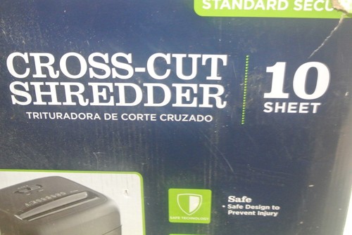 Cross-Cut Shredder Capable Of Shred Credit Cards Small Paper Clips And Staples - Picture 6 of 9