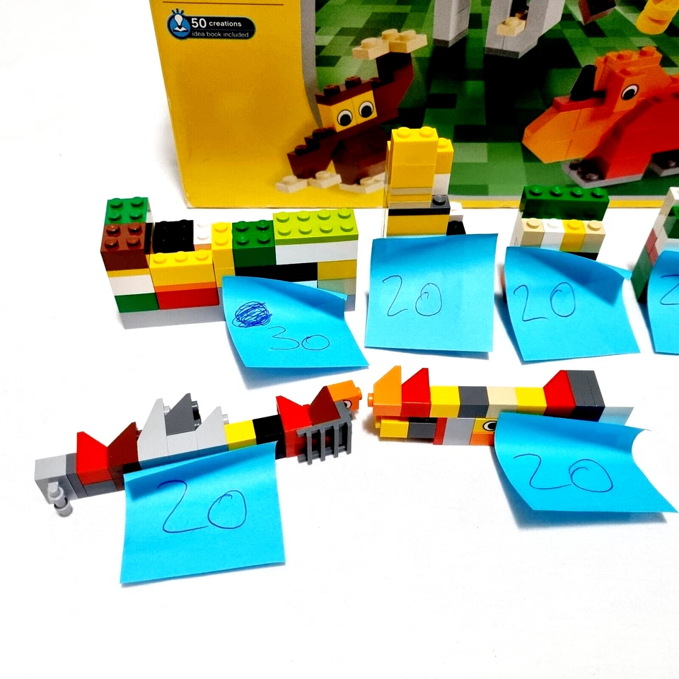 Lego 4408 Creador Animales Sin usar, en caja Elefante Mono Jirafa 197 de 202 Piezas Foto 3 de 4