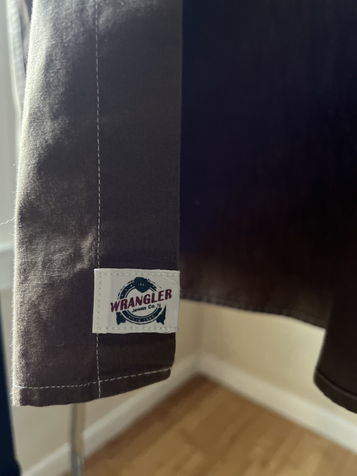 Wrangler Men's 100% Cotton classic Long Sleeve button-Up Shirt W/Pockets|Sz:2XL thumbnail 10