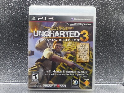 PlayStation 3 PS3 Uncharted 3 Drake's Deception Game Of The Year Edition Tested