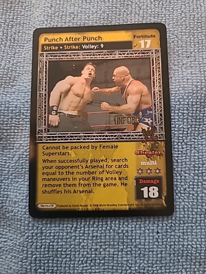 2006 WWE Raw Deal Punch After Punch Strike #16/172 V19 