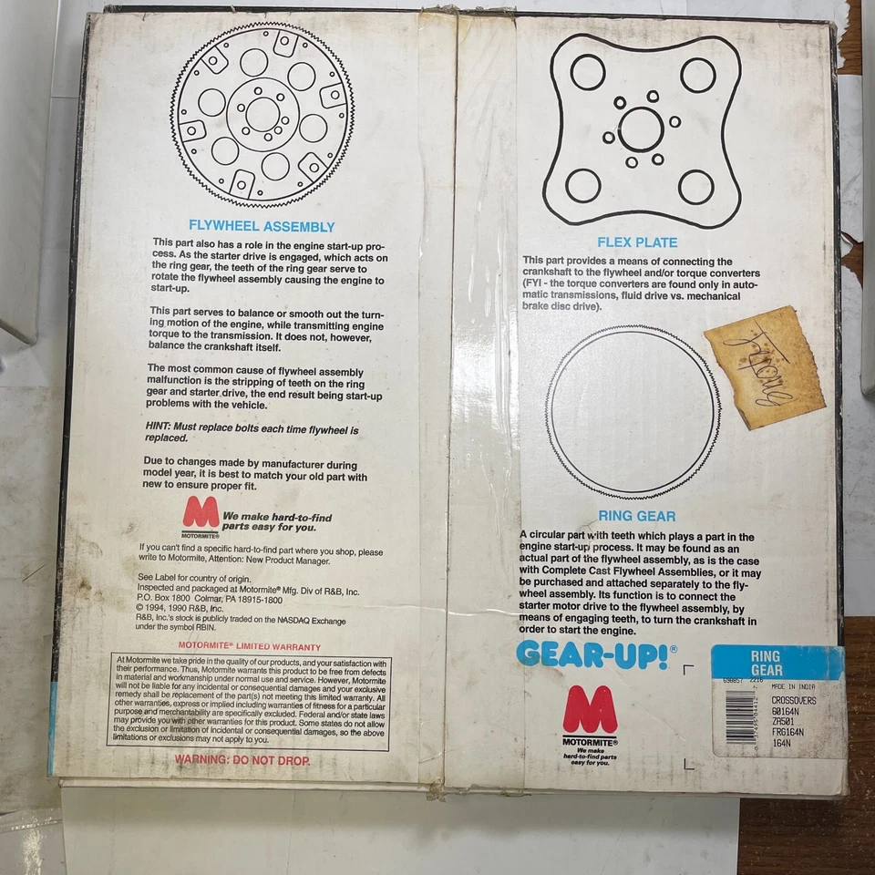 Engranaje de anillo de montaje de volante placa flexible de transmisión Dorman 04412 Foto 4 de 4