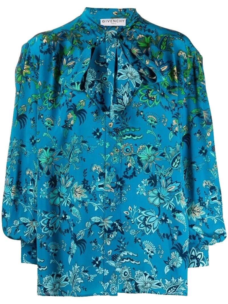 Top de flores de seda Givenchy para Mujeres