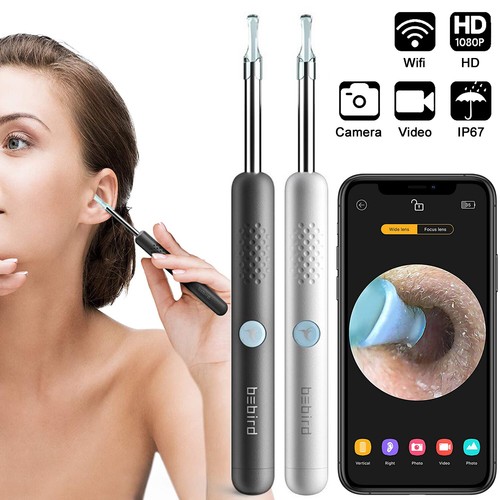 1080P Ear Wax Remover Camera Wireless Ear Endoscope Spoon Pick Cleaning