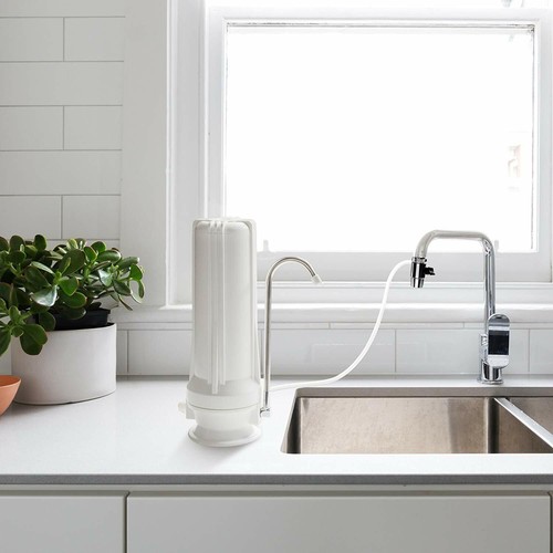 Countertop Water Filter Single Carbon Stage Drinking Filtration Water System USA - Picture 2 of 3