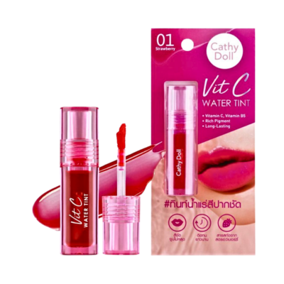 Cathy Doll Vit C Water Tint Long Lasting Color Beautiful Noisturizing Lips 2.7g Cathy Doll Vit C Water Tint Long Lasting Color Beautiful Noisturizing Lips 2.7g