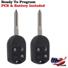 2 KEYLESS REMOTE KEYS FOBS FOR 2007-2015 LINCOLN MKX REMOTE START 164-R8067