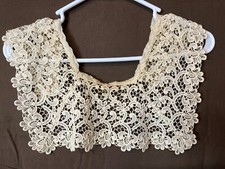 Antique Edwardian Ivory Color Lace Collar