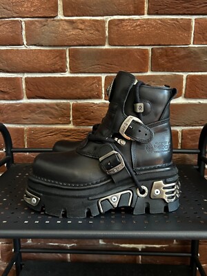 靴 00s vintage new rock 26.0 New Rock 988 00s Low Boots Avant Garde Platfrom Vintage 36IT