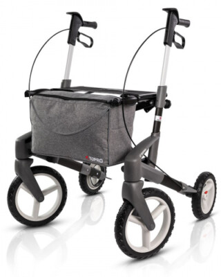 Topro Olympos Rollator ATR mit Offroad-Rädern faltbare Gehhilfe Gehwagen