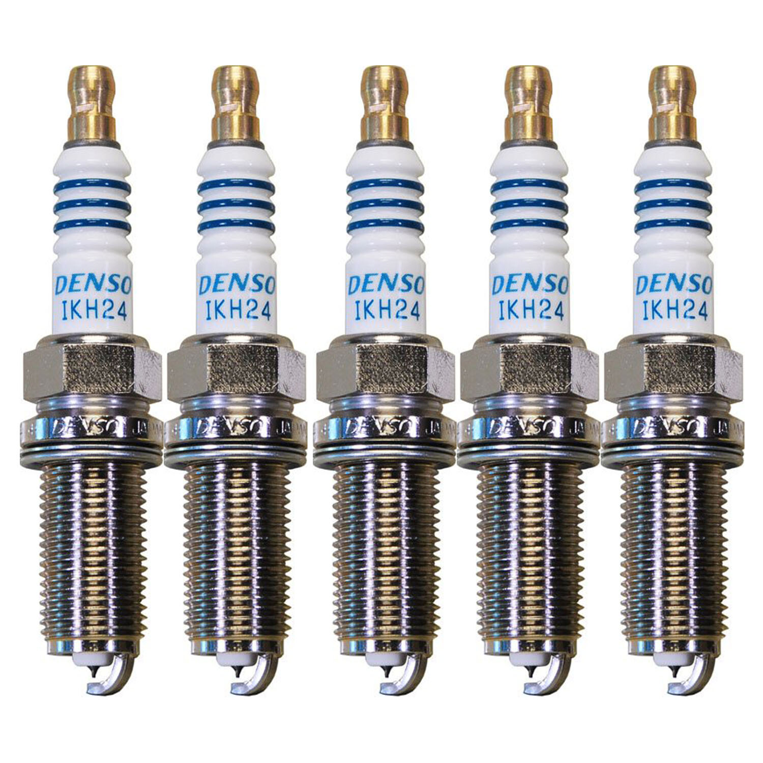 Denso Iridium Power Spark Plug Set 5 Pieces For Audi TT RS Quattro 2.5 L5 2013