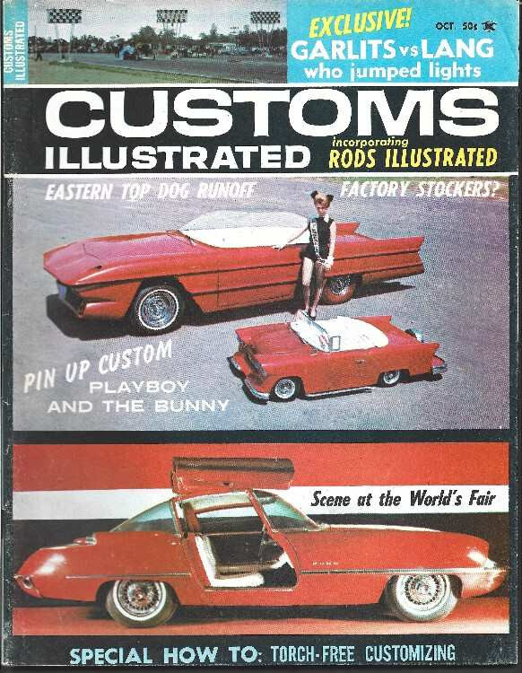 Customs Illustrated~10/64~Vol 7 No 4~Arfons~Garlits~Lang~Winward~Jacono~Ruth