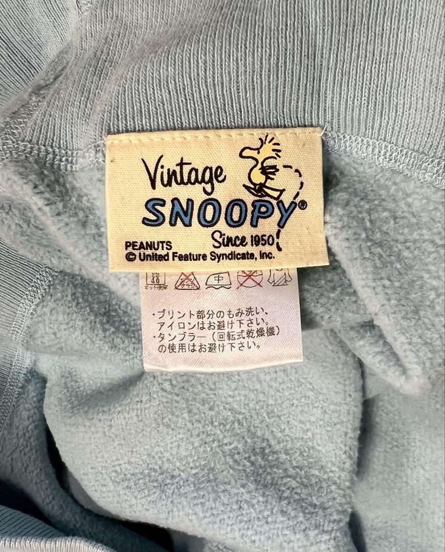 Warehouse Peanuts Snoopy Sweatshirt Blue Cotton Size M Used From