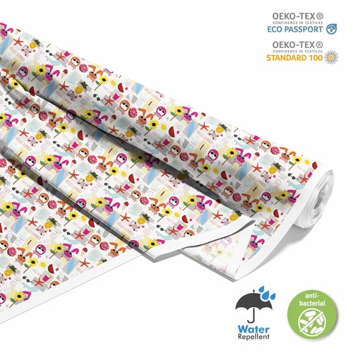 OXFORD Bedruckt Polyester Stoff Wasserdicht Meterware Outdoorstoff - Tiere - Bild 23 von 132