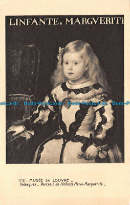 R121986 Postkarte. Musee du Louvre. Velasquez. Portrait de l Infante Marie Margue
