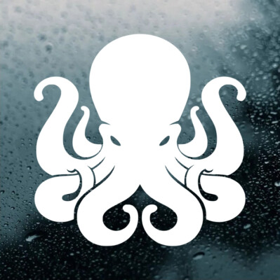 Octopus Vinyl Decal V2 - Kraken Cephalopod Tentacles - Die Cut Sticker