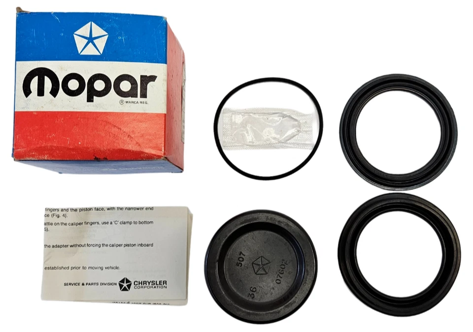 1984-1997 Dodge Truck Disc Brake Piston & Seal Package 4186987 NOS. - Image 2 of 4