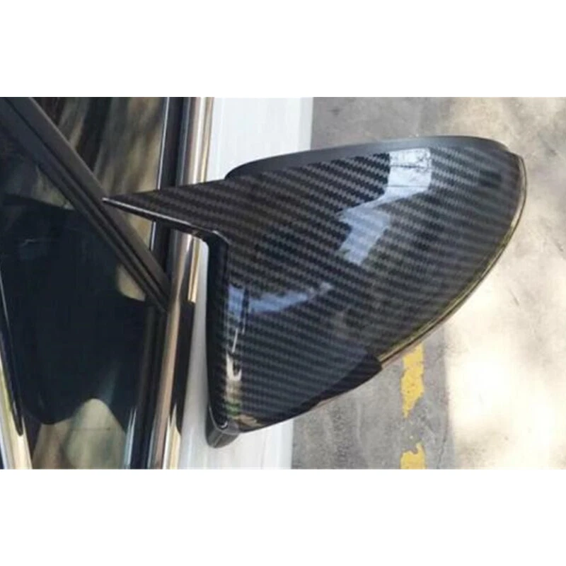 Tapa de cubierta de espejo retrovisor bocinas OX de fibra de carbono para Chevrolet Cruze 2016-2019 Foto 3 de 4